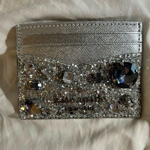 Kate Spade Tinsel Jeweled Card Holder